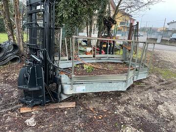 S25 Piattaforma raccolta per escavatore o muletto