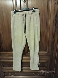 pantalone donna velluto tg L