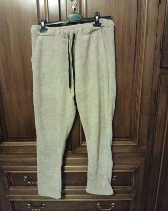 pantalone donna velluto tg L