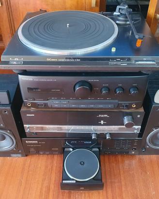 IMPIANTO STEREO CON DOPPIO PIATTO