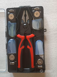 pinza con 5 inserti - nuova - cm 25
