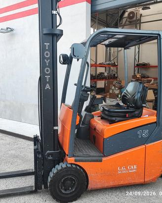 Carrello elevatore elettrico Toyota 1,5