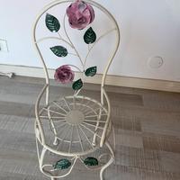 Seggiolina decorativa portavasi