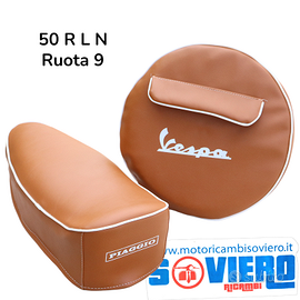 Kit Sella Lunga Levetta e Copriruota '9 Marrone