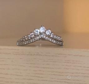 Anello in argento misura 9