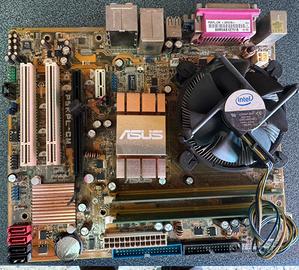 Scheda madre Asus P5KPL-CM + Cpu intel E5200 + ram