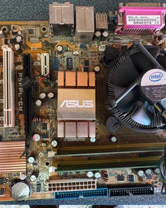 Scheda madre Asus P5KPL-CM + Cpu intel E5200 + ram