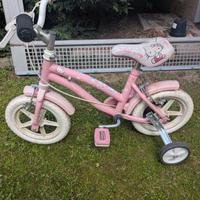 bicicletta bambina con rotelle 