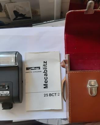 Flash metz mecablitz 25 bct2 custodia e istruzioni