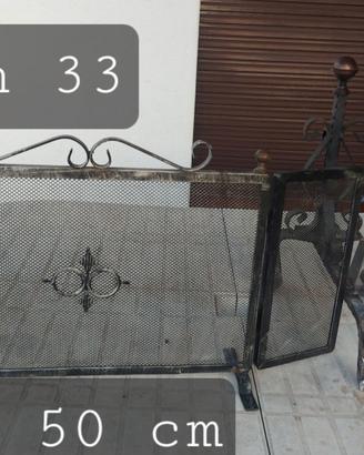 lari e parascintille per caminetto