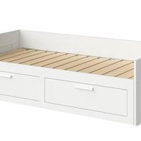 Letto singolo con letto estraibile e cassetti