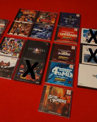 15 giochi Sony Playstation PS1 blocco o singoli