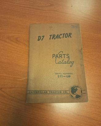 Catalogo ricambi CATERPILLAR D7