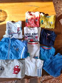 2€ al pezzo Abbigliamento bambino 9/12 mesi