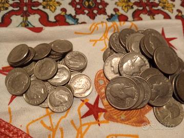 Monete liberty d'argento americane 60 pezzi