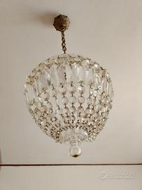 Lampadario in cristallo di Murano, anni '50

Previ