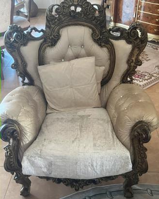 POLTRONA STILE BAROCCO/LUIGI XV USATA