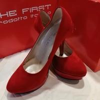 The First - Scarpe donna rosse n. 38