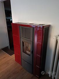 STUFA PELLETS  SLIM - SUPERIOR LISA - MAIOLICA