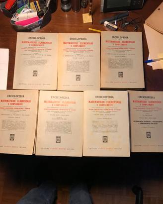 Enciclopedia delle matematiche elementari..  7 vol