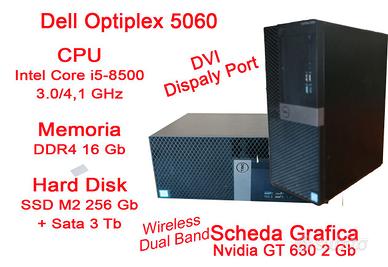 PC Mini Tower  Optiplex DDR4 16Gb SSD 256+Sata 3Tb