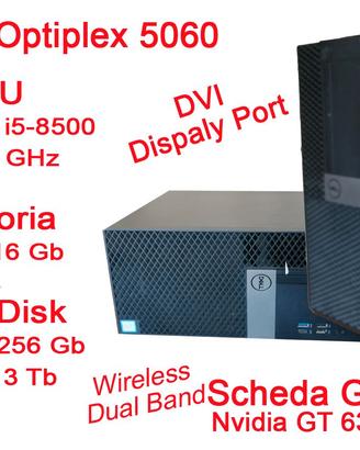PC Mini Tower  Optiplex DDR4 16Gb SSD 256+Sata 3Tb