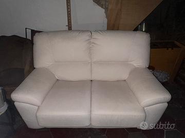 Divano letto ecopelle bianco nuovo