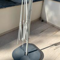 Ombrellone Hogon Ikea completo di pesi per base