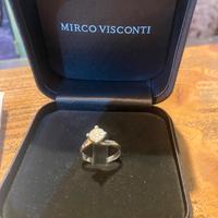 Anello oro e diamanti visconti