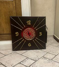 Orologio quadrato etnico