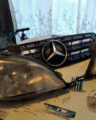 Fanali anteriori + mascherina Mercedes ML