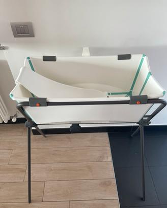 Stokke Flexi Bath completa+stand+Supporto neonato
