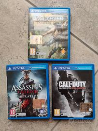 Call of duty, Assassins Creed, Uncharted - PSVITA