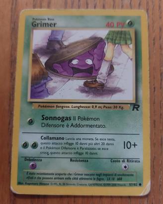 Carta Pokémon Grimer (BANNATA)