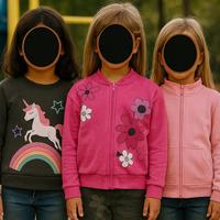 felpa bambina OVS e Decathlon 7-8 anni 