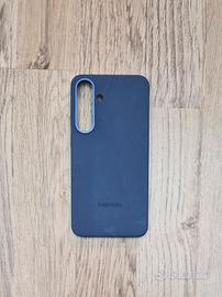Cover in Silicone Samsung galaxy S25+ blu scuro 