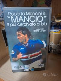 VHS Roberto Mancini è Mancio il +cerchiato di blu.