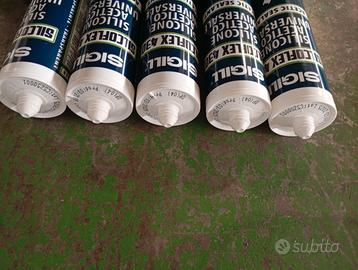 5 cartucce di silicone silcoflex 430 nuove
