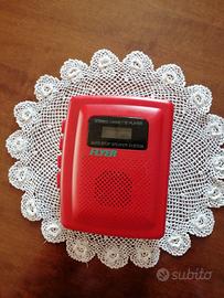 Vecchio lettore stereo cassette non funzionante 