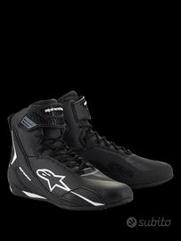 SCARPE ALPINESTARS FASTER-4 Black White