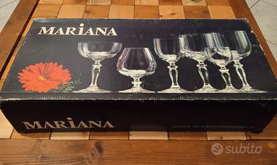 bicchieri a calice di Boemia 