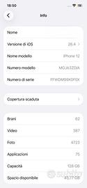 IPhone 12 128 GB perfetto