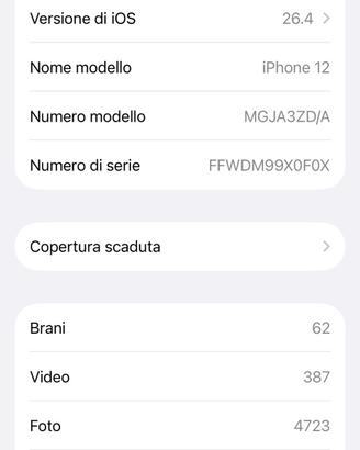 IPhone 12 128 GB perfetto