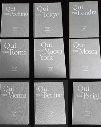 Collana vintage di 9 volumi TCI - Città del mondo