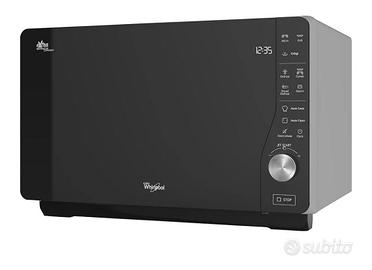 forno microonde  whirlpool nero extra spazio 