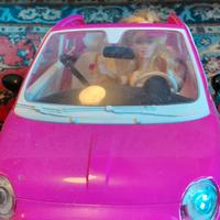  macchina Fiat 500 barbie in plastica 