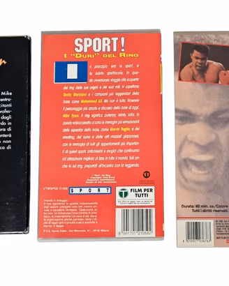 LOTTO 3 VHS boxe originali vintage