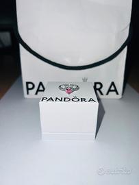 Anello Pandora cuore in rilievo rosa nuovo