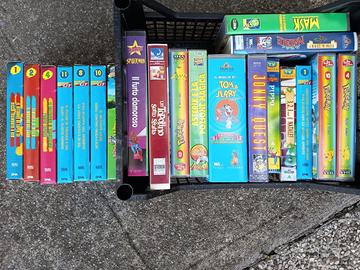 VHS 20 videocassette per bambini