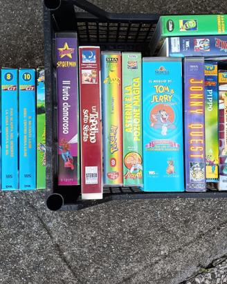 VHS 20 videocassette per bambini